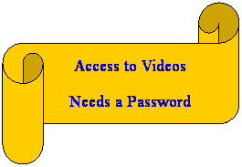 Horizontal Scroll: Access to Videos
Needs a Password
